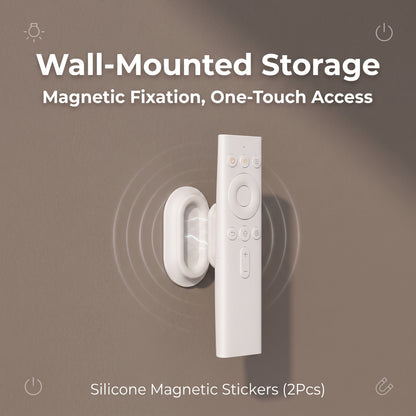 🔥Buy 1 Get 1 Free 🔥Wall Mount Magnetic Silicone Holder, Drill-Free Adhesive Hook for Air Conditioner & TV Remote Controls