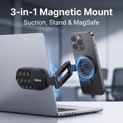 🔥Buy 1 Get 1 Free🔥2026 New 3-in-1 Foldable Rotating Bracket | Suction Magnetic Carabiner Support Stand