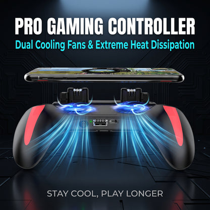 🔥Today’s Special🔥2 In 1 Phone Cooler with 4 Finger & 6 Finger Gaming Trigger Auxiliary Tool