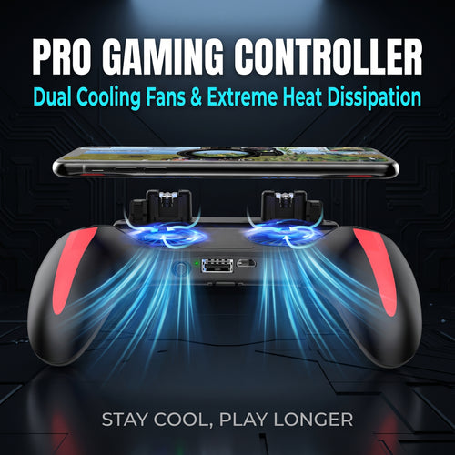 🔥Today’s Special🔥2 In 1 Phone Cooler with 4 Finger & 6 Finger Gaming Trigger Auxiliary Tool