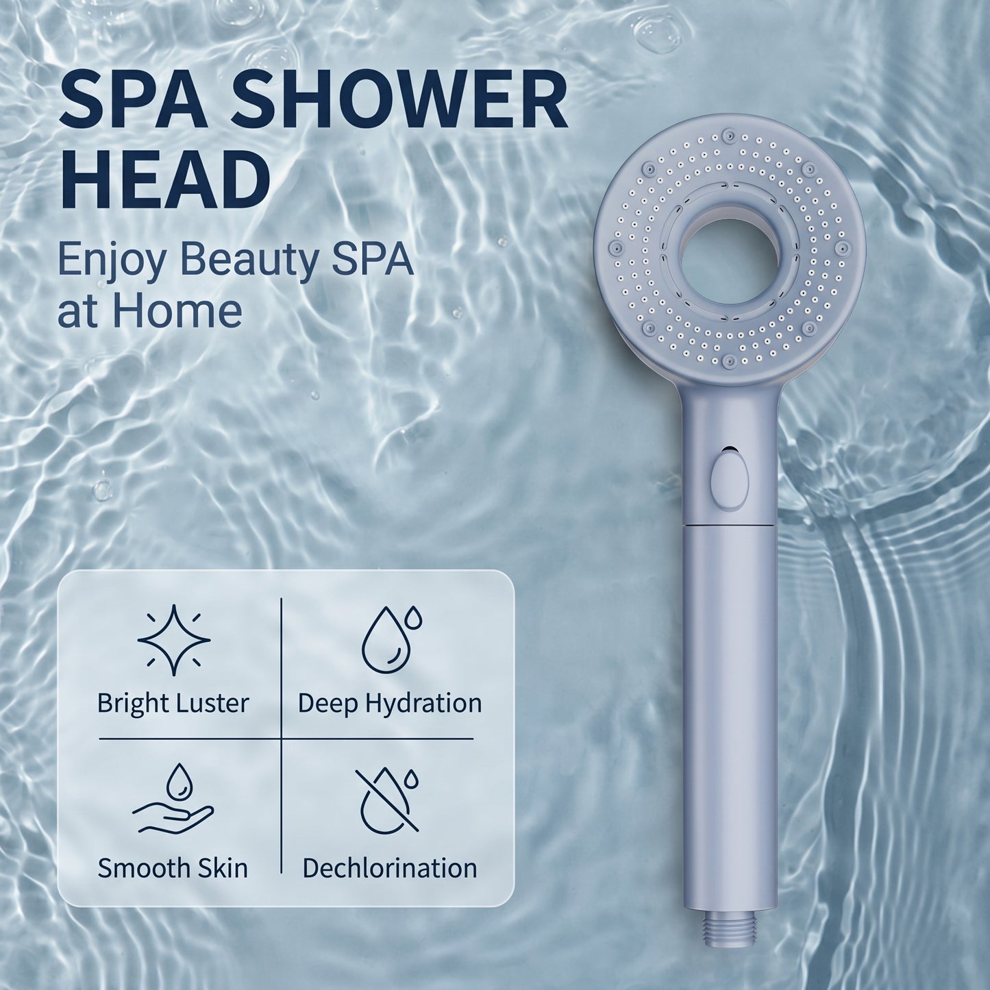 ✨50% OFF Today Only｜Premium Hollow‑Out Filter Shower Head