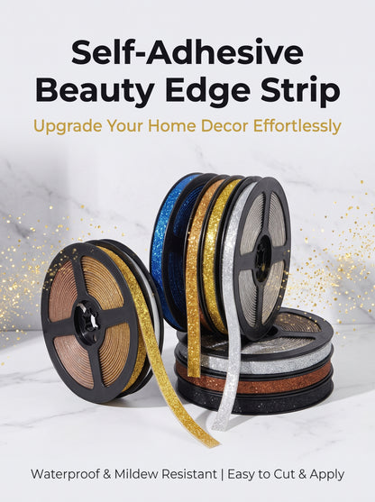 🔥50% OFF Today Only 6‑M Self‑Adhesive Waterproof Decor Caulk Strip