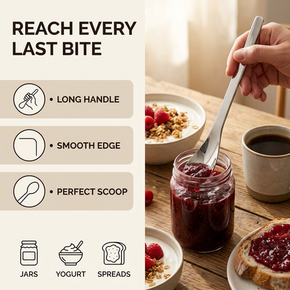✨Buy 1 Free 1🥄Stainless Steel Dessert Spoon Long-Handle 316L Stainless Steel Dessert Spoon
