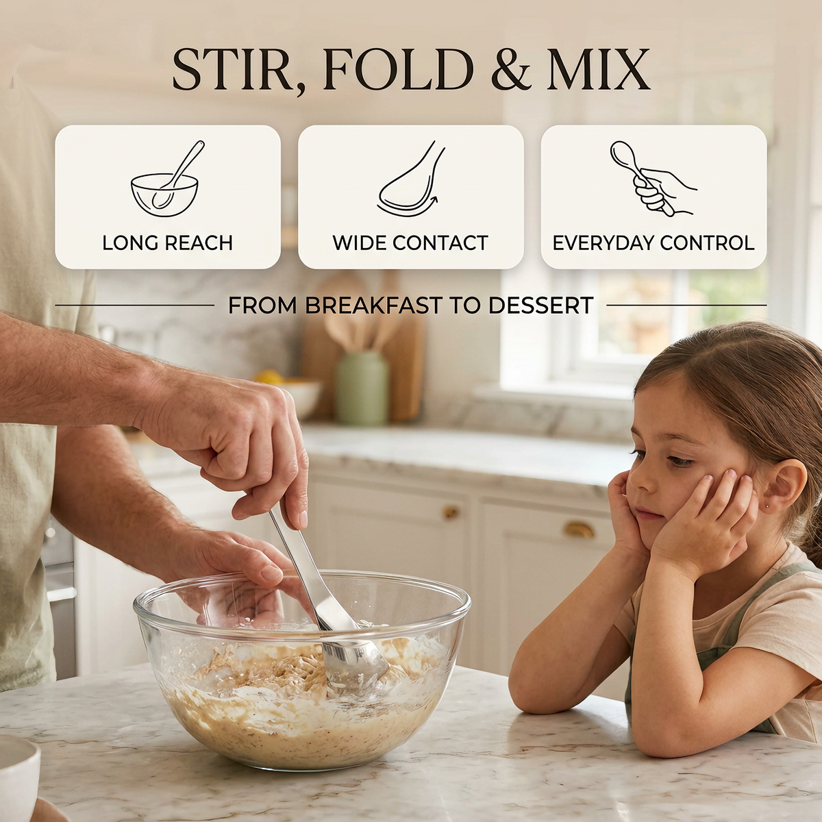 ✨Buy 1 Free 1🥄Stainless Steel Dessert Spoon Long-Handle 316L Stainless Steel Dessert Spoon