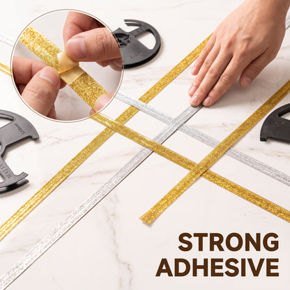 💕Buy 1 Get 1 Free🔥🛠6/12m Ceramic Tile Gap Mildewproof Waterproof Self-Adhesive Caulk Strip