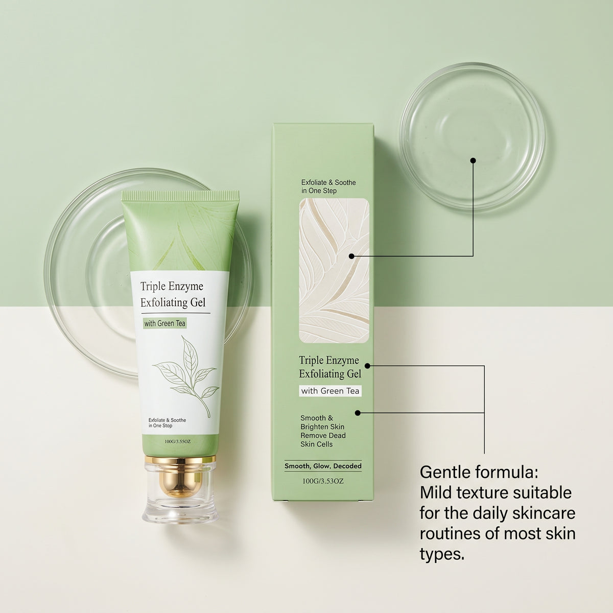 🥳Buy 1 Get 1 Free🌸Herbal Extract Brightening Exfoliating Gel