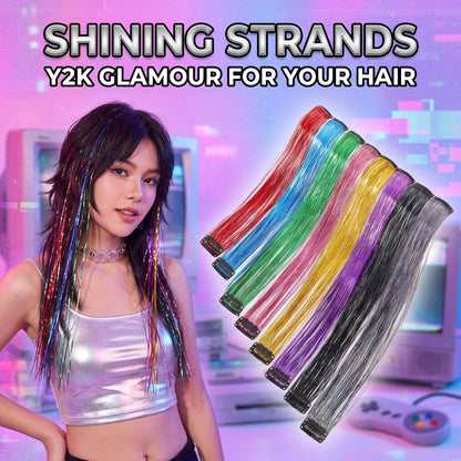 🔥50%OFF✨Clip-in Tinsel Hair Extensions
