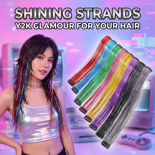 🔥50%OFF✨Clip-in Tinsel Hair Extensions
