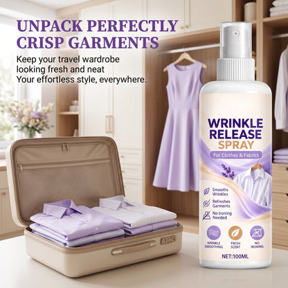 💕Buy 1 Get 1 Free🎁👗Clothing Wrinkle Release Spray No Ironing Clothing Remover Spray