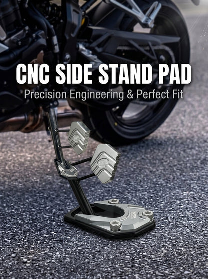 🏍️Motorcycle Kickstand Foot Side Stand Extension Pad💥