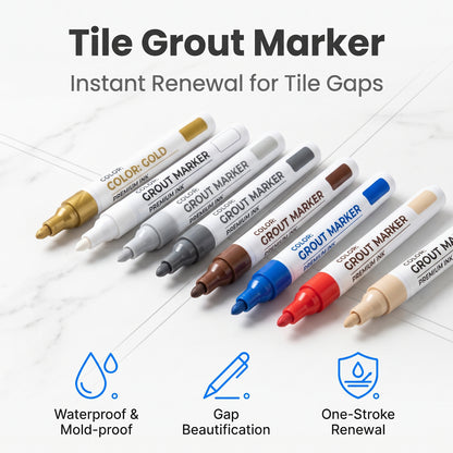 🔥Buy 1 Get 1 Free✨Anti-mould and waterproof joint pen for ceramic tiles