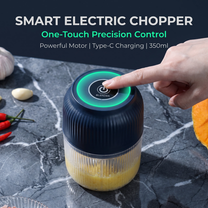 👶🥕🍎 LIMITED-TIME 50% OFF! 4 Blades Versatile Electric Mini Chopper – Grind, Mince, Puree – Stainless Steel Blades, Easy Clean – Great for Baby Food, Salsa, Dips, and Dressings 🧑‍🍳✨