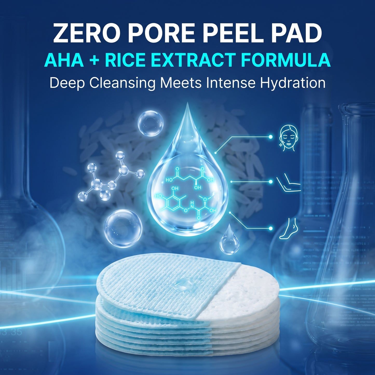 🔥Buy 1 Get 1 Free✨Double-Sided Body Exfoliating Pads