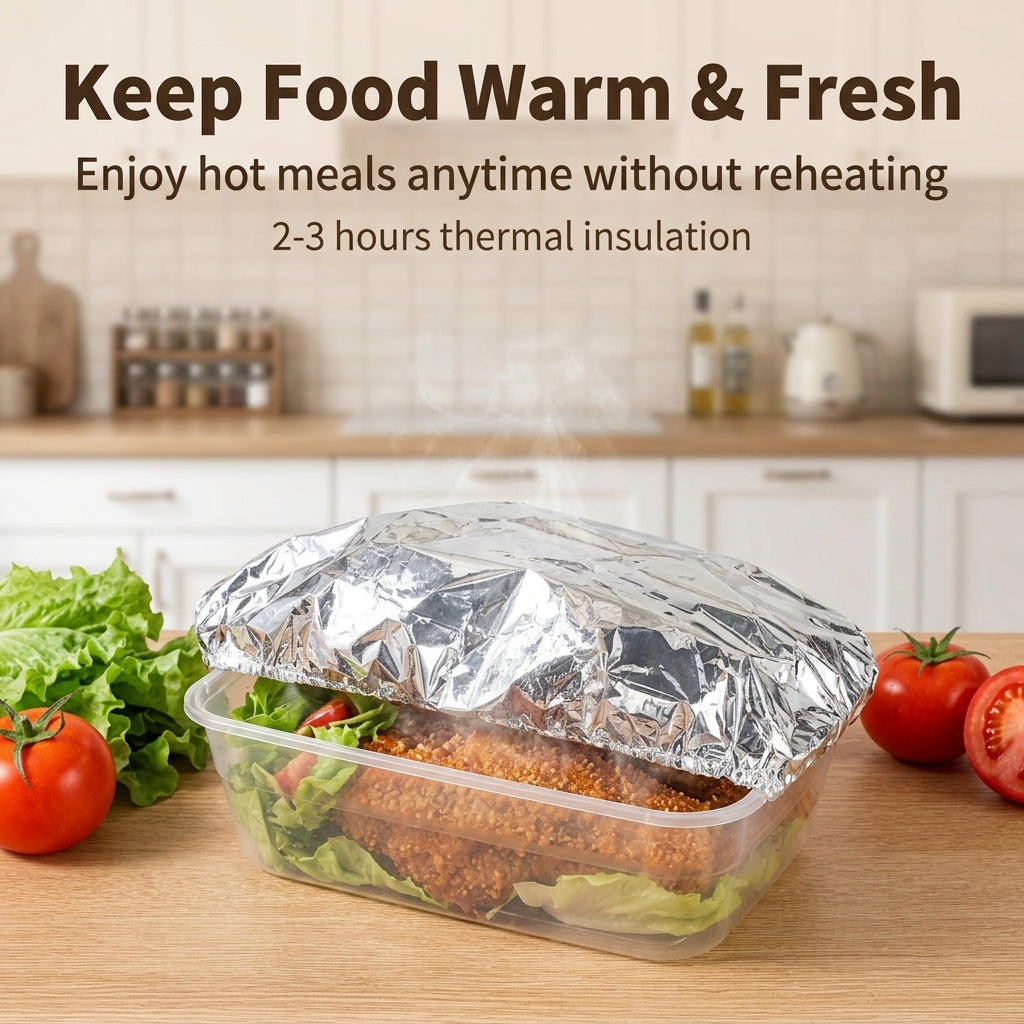 🔥Manufacturer promotion💥Reusable Insulated Aluminum Foil Food Covers