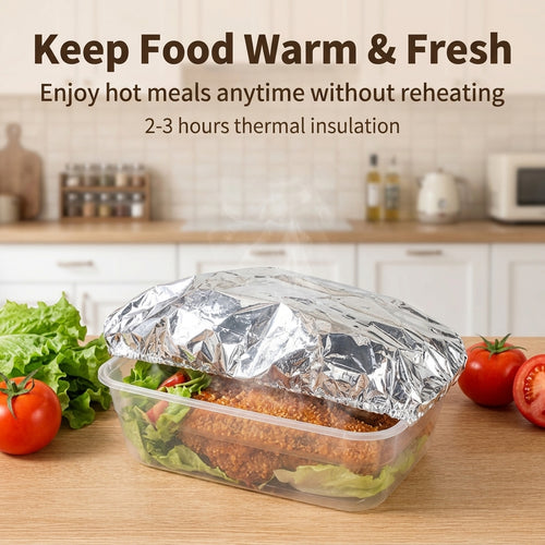 🔥Manufacturer promotion💥Reusable Insulated Aluminum Foil Food Covers