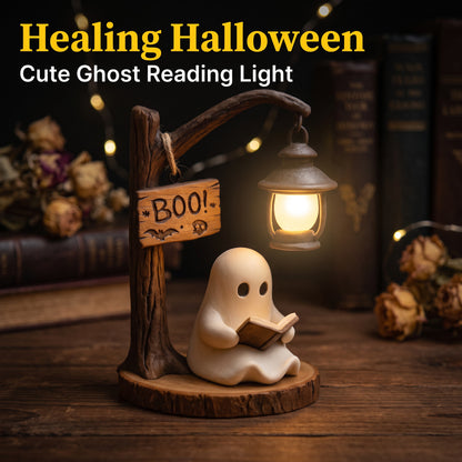 🔥First 50 Customers Enjoy 51% oFF🔥Lighted Boo Ghost Reading Tabletop Decor