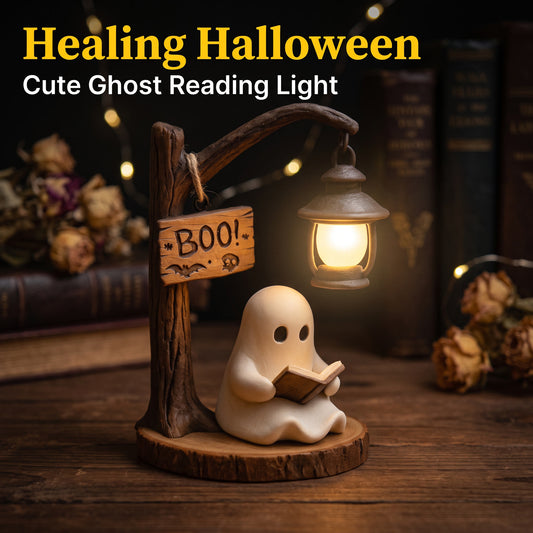 🔥First 50 Customers Enjoy 51% oFF🔥Lighted Boo Ghost Reading Tabletop Decor