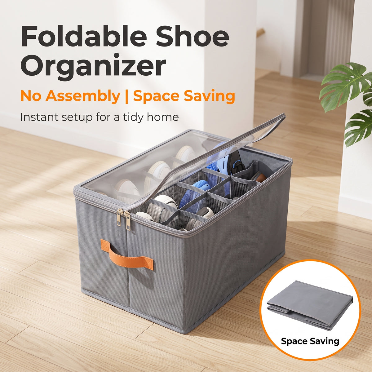 🔥Limited Time 50% Off✨Collapsible, Dust-Proof, and Moisture-Proof Shoe Storage Box