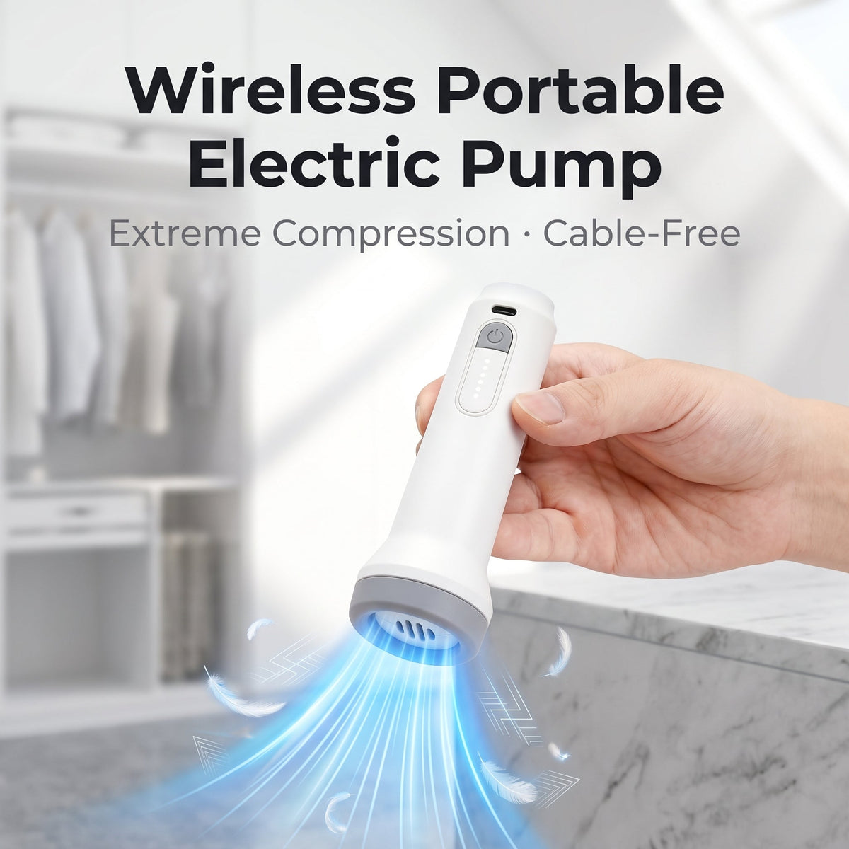 📢 📢 50% OFF – Last Day! 💥Dedicated Wireless Vacuum Pump for Compression Bags