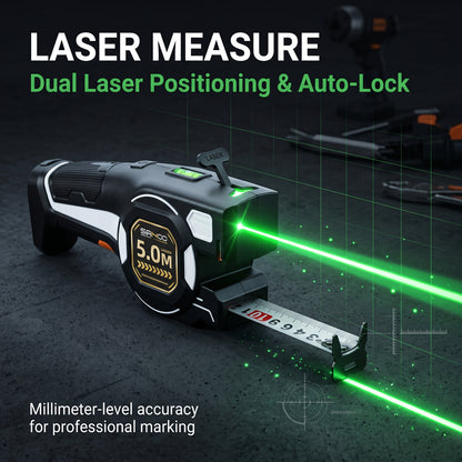 🔥HOT SALE 50% OFF🔥High-Precision 3-in-1 Laser Line Tape Measure