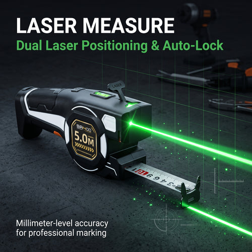 🔥HOT SALE 50% OFF🔥High-Precision 3-in-1 Laser Line Tape Measure