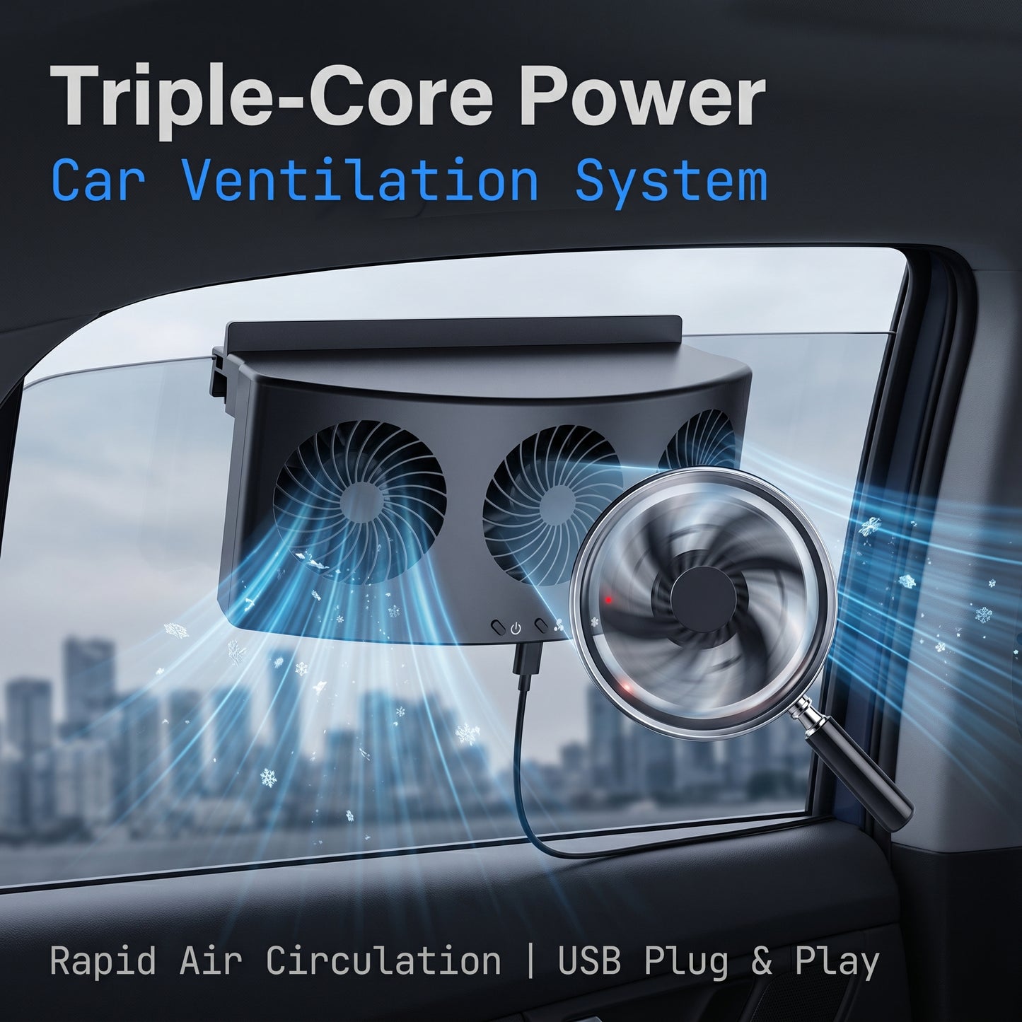 🚗 50% OFF NOW! Car cooling electric fan