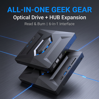 🔥Free shipping🔥7-in-1 External USB DVD Drive & Blu-ray Player