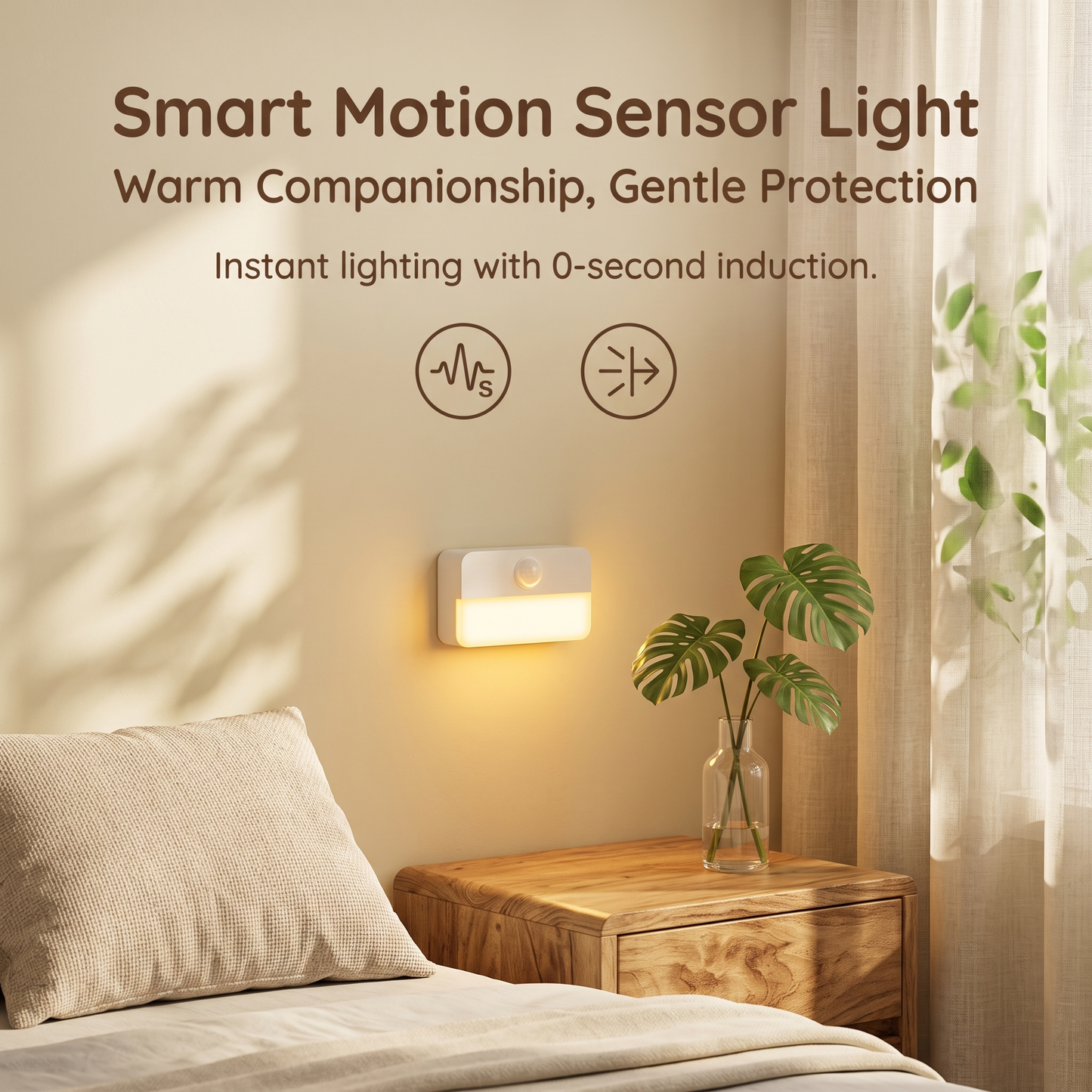 🔥Limited-time 50% off🏆Stick-On Motion Night Light — Works Anywhere