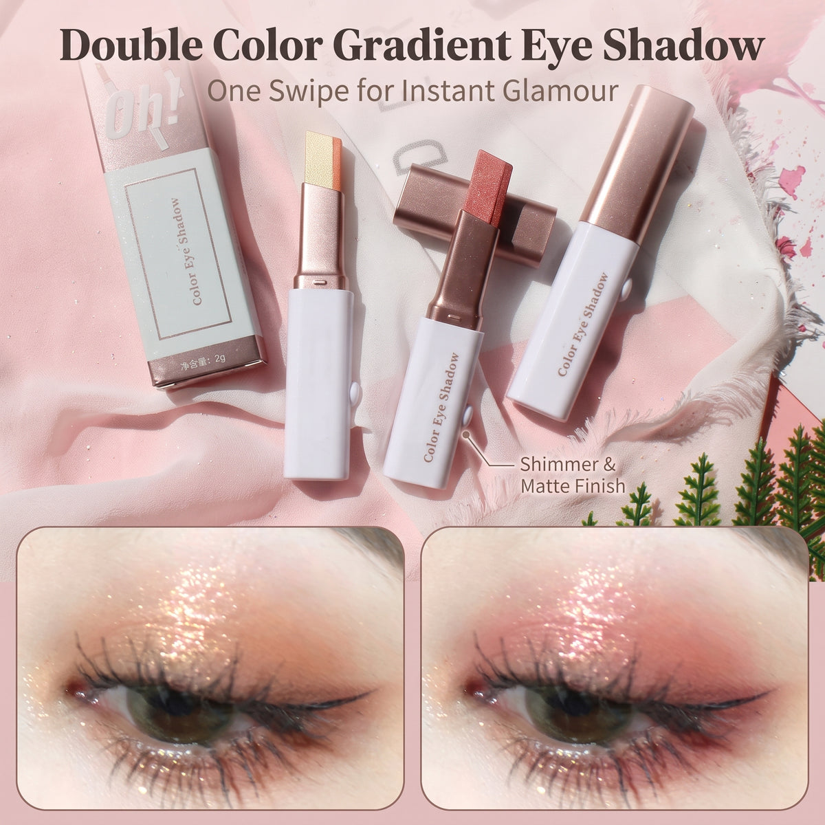 🔥BUY 1 GET 1 FREE✨ Dual Shimmer Gradient Eyeshadow Stick
