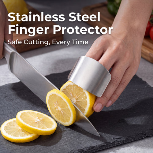 🔥Buy 3 Get 2 Free🔥Stainless Steel Finger Guard For Safe Cutting