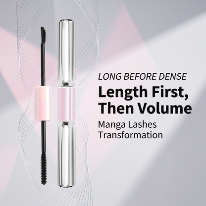 🔥Buy 1 Get 1 Free🔥Barbell Double-Ended Mascara: Waterproof, Sweatproof, Lengthening, and Curling