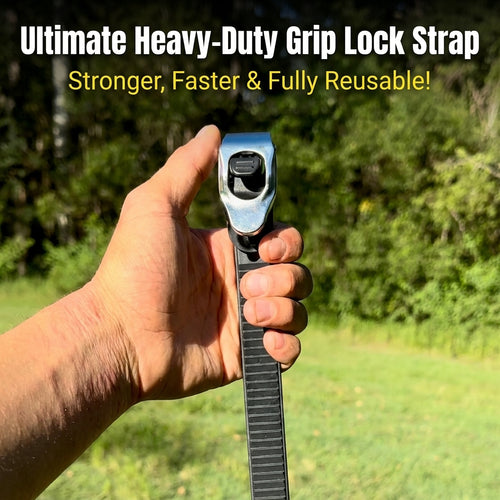 🔥LAST DAY ON SALE🔥Heavy-duty Stainless Steel Grip Lock Straps