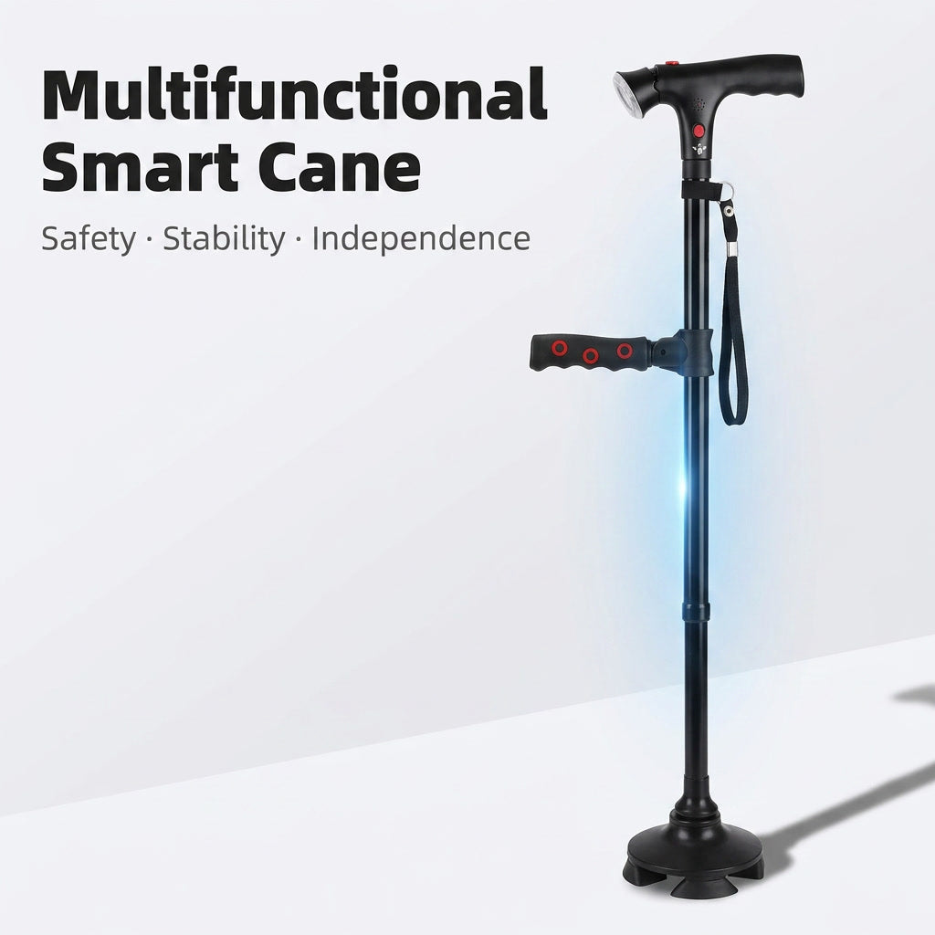 🦯 Multifunction Folding Walking Cane