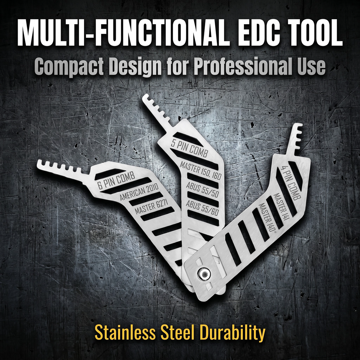 🔒 COMB Lock Picks Multifunctional Portable Tool