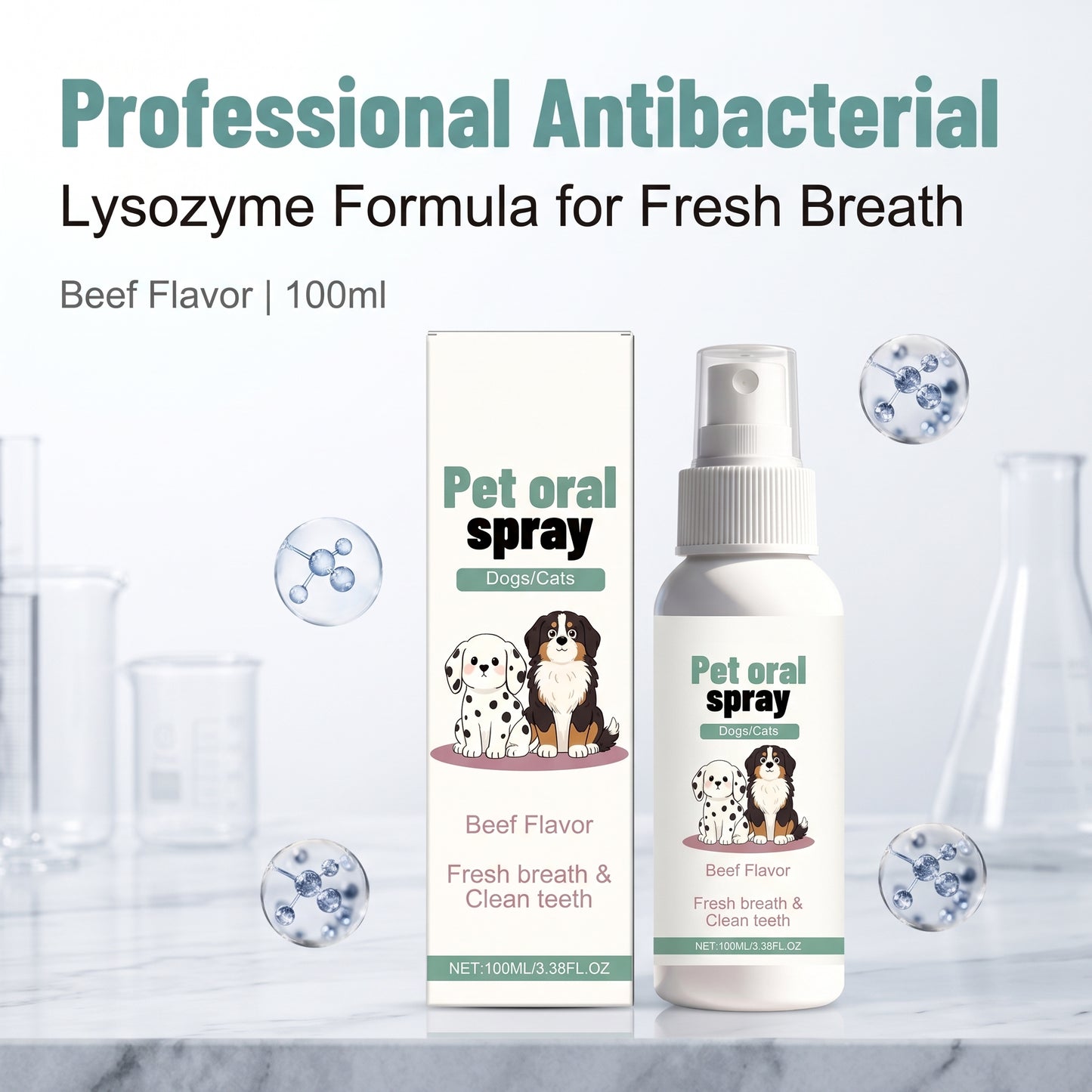 🐱🐶 First 50 customers get one free 🔥 Fresh Breath Pet Teeth Spray