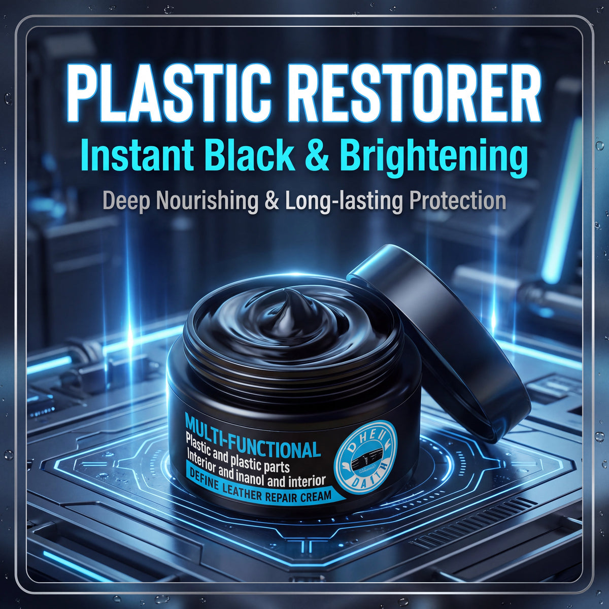 ⏳Last Day Sale 50% OFF💥🔥BUY 1 GET 1 FREE🏆Leather and Plastic Care and Repair Cream