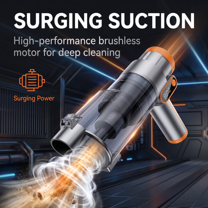 ⏳🔥LIMITED-TIME 50% OFF! ⏰Cordless Handheld Vacuum Blower, High Power 2-in-1 Blow & Suction Multi-use Cleaner