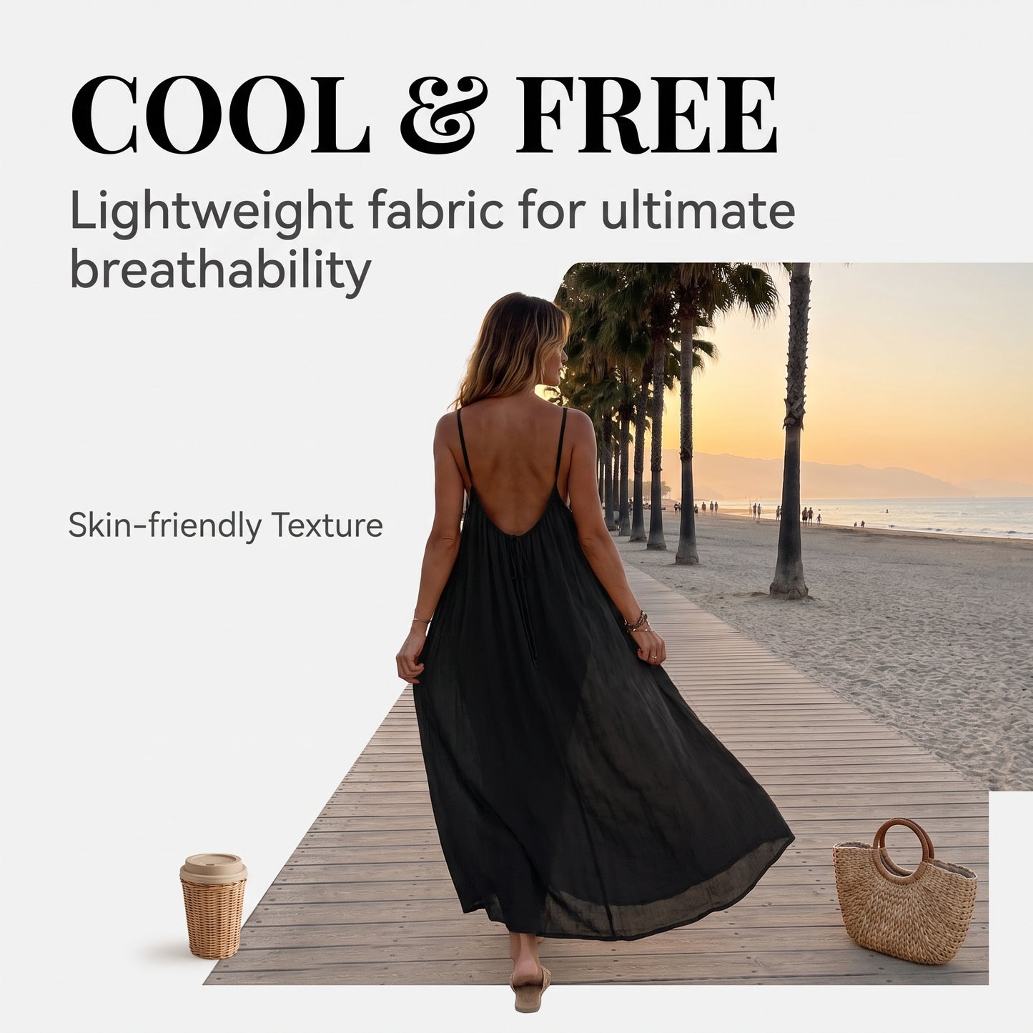 👗50%off👗Women Solid Ice Silk Ruched Backless Slip Dress, Pleated Sleeveless Nightgown Mini & Long Sleep Dress