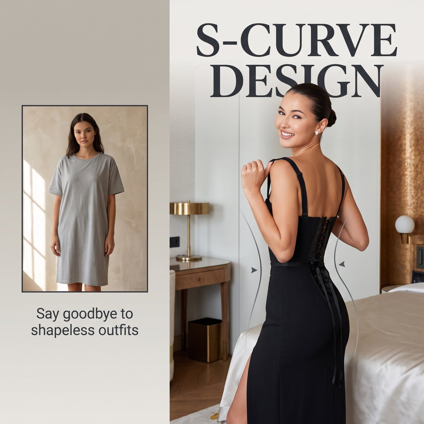 ✨50%off✨2026 Spring Summer Women Luxury Slim Split Lace Up Cami Dress Casual Sleeveless Dress