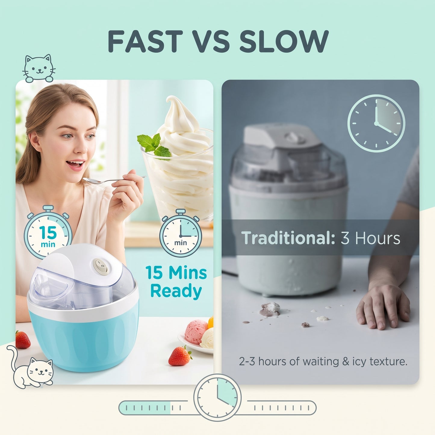 ✨Today’s Special ✨Home Automatic Ice Cream Maker | Healthy DIY Frozen Dessert Machine
