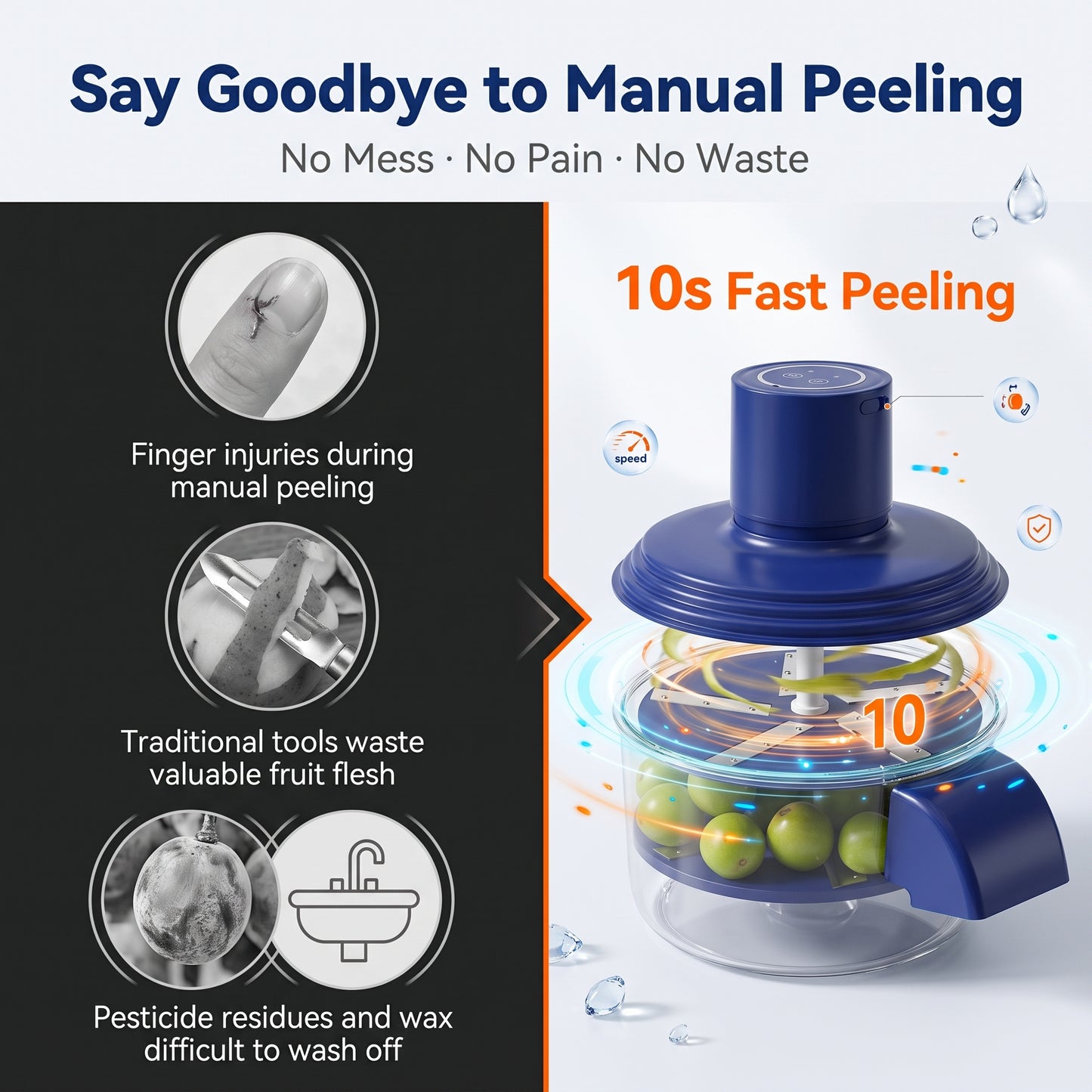 🔥50% Off Only Today Automatic Fruit & Vegetable Peeler