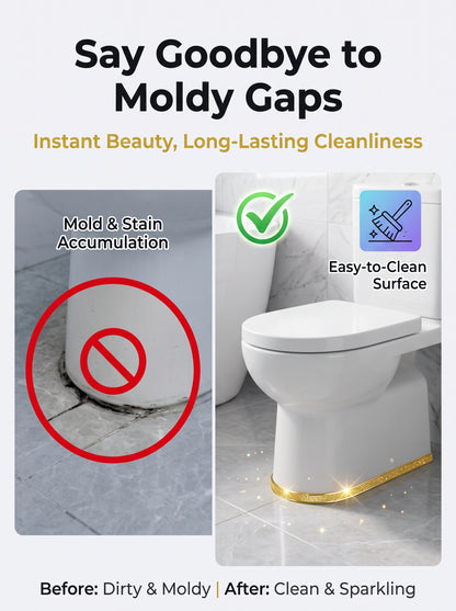 🔥50% OFF Today Only 6‑M Self‑Adhesive Waterproof Decor Caulk Strip