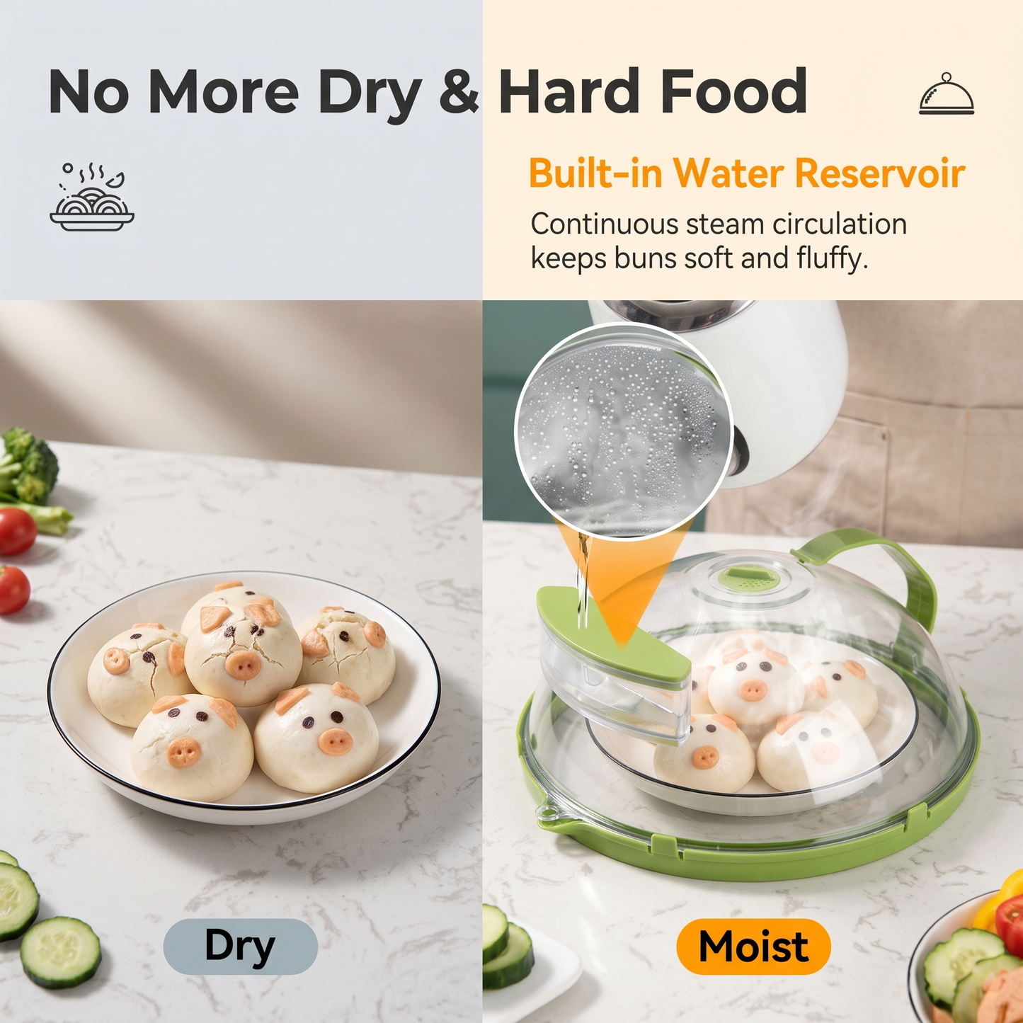 🔥 50% OFF🌟Microwave Splash-Proof Food Cover