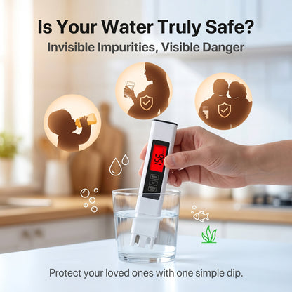 🔥50%off🔥4-in-1 Water Quality Tester Pen, Temp °C/°F & EC Meter
