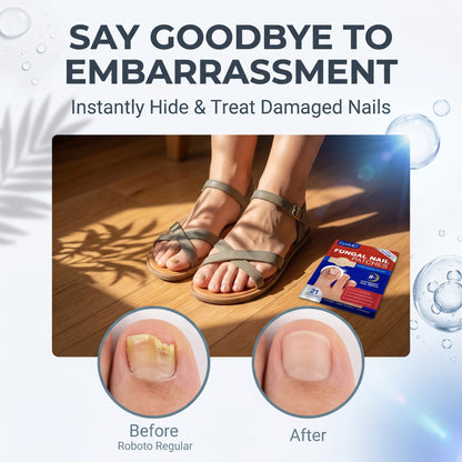 🔥50%off🔥Sandal-Ready Invisible Toenail Patches - Instant Camouflage Sticker for Fungal Nails, Hydrating & Protective Care