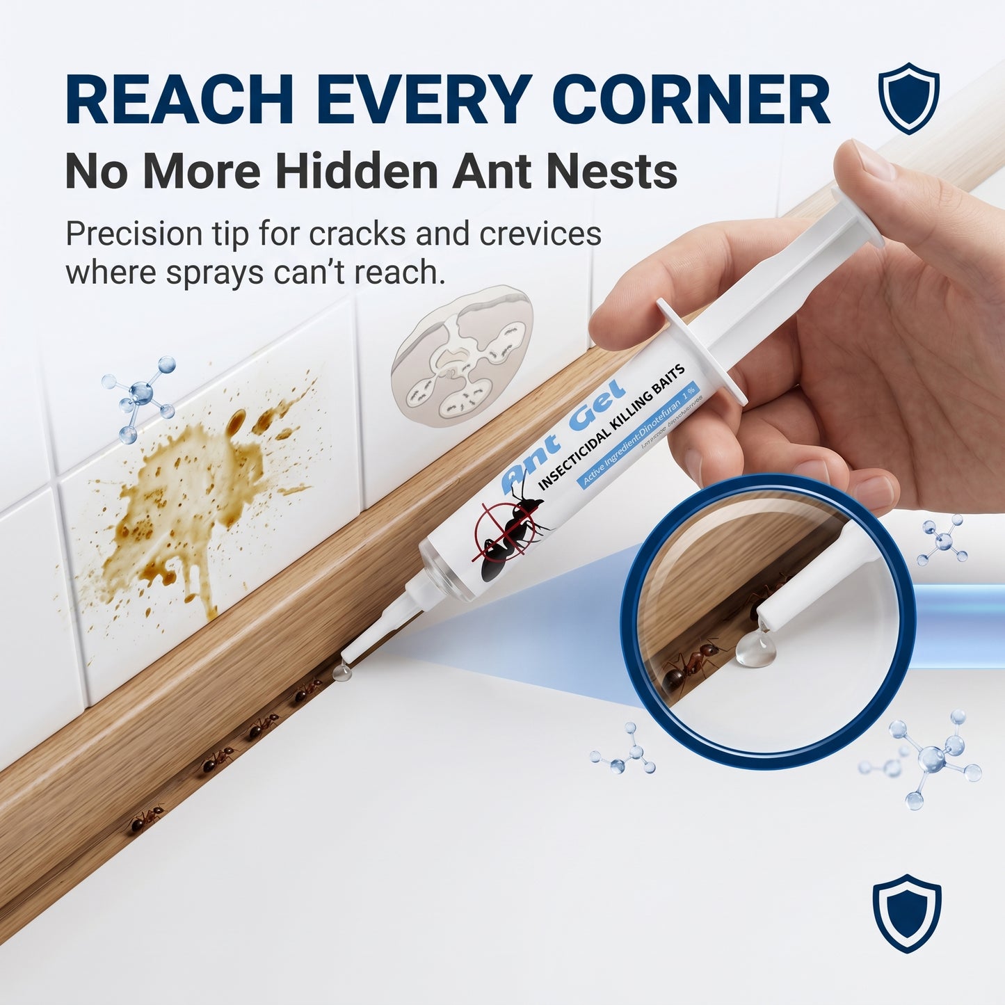 🔥50%off🐜Advanced Ant Gel Bait Syringe | Kill Ants & Termites at the Source, Eliminates Entire Colony (1-Pack/4-Pack)