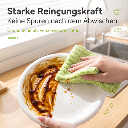 ✨1 kaufen, 1 gratis!✨ Antibakterielles Reinigungstuch aus Bambus-Mikrofaser zum Abreißen.