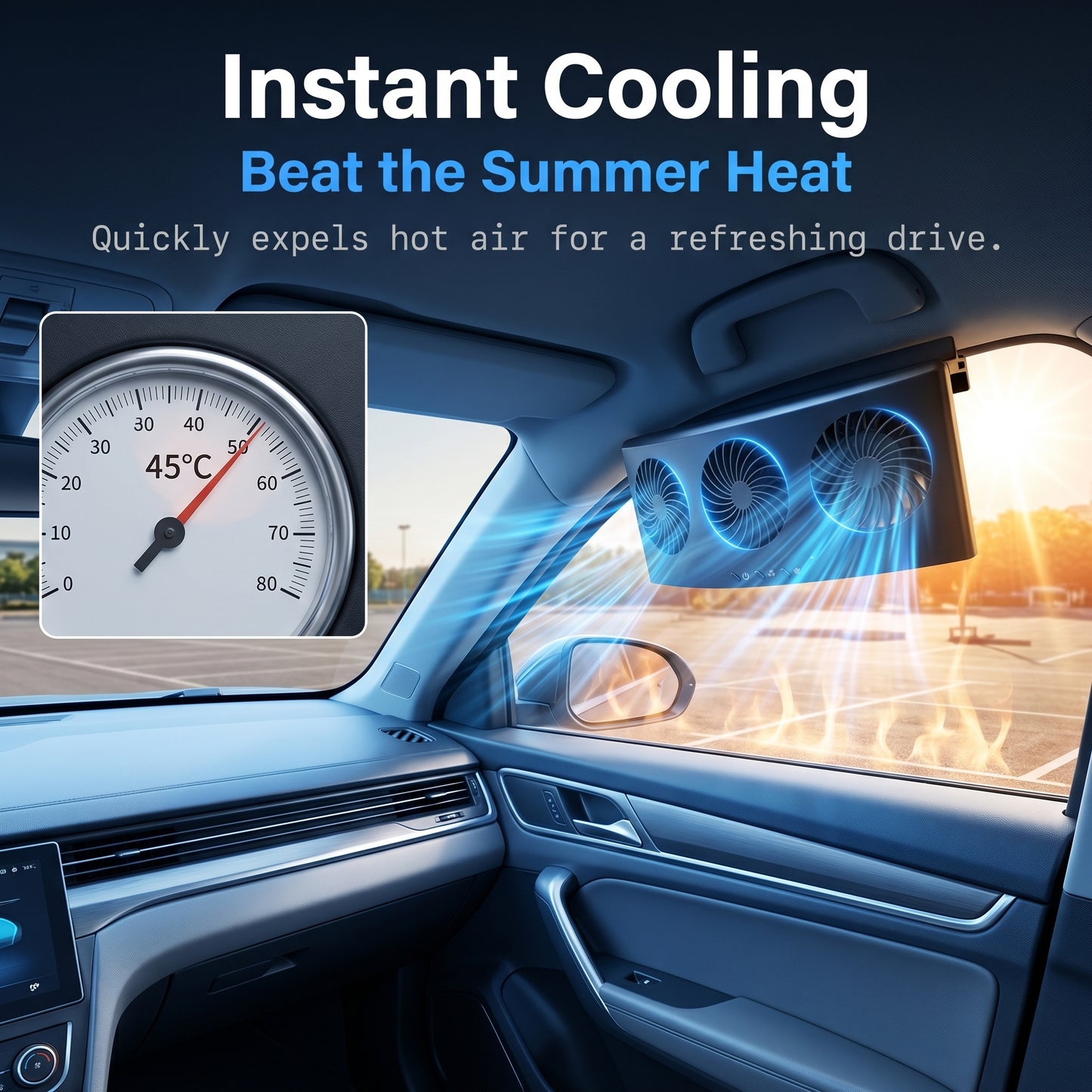 🚗 50% OFF NOW! Car cooling electric fan