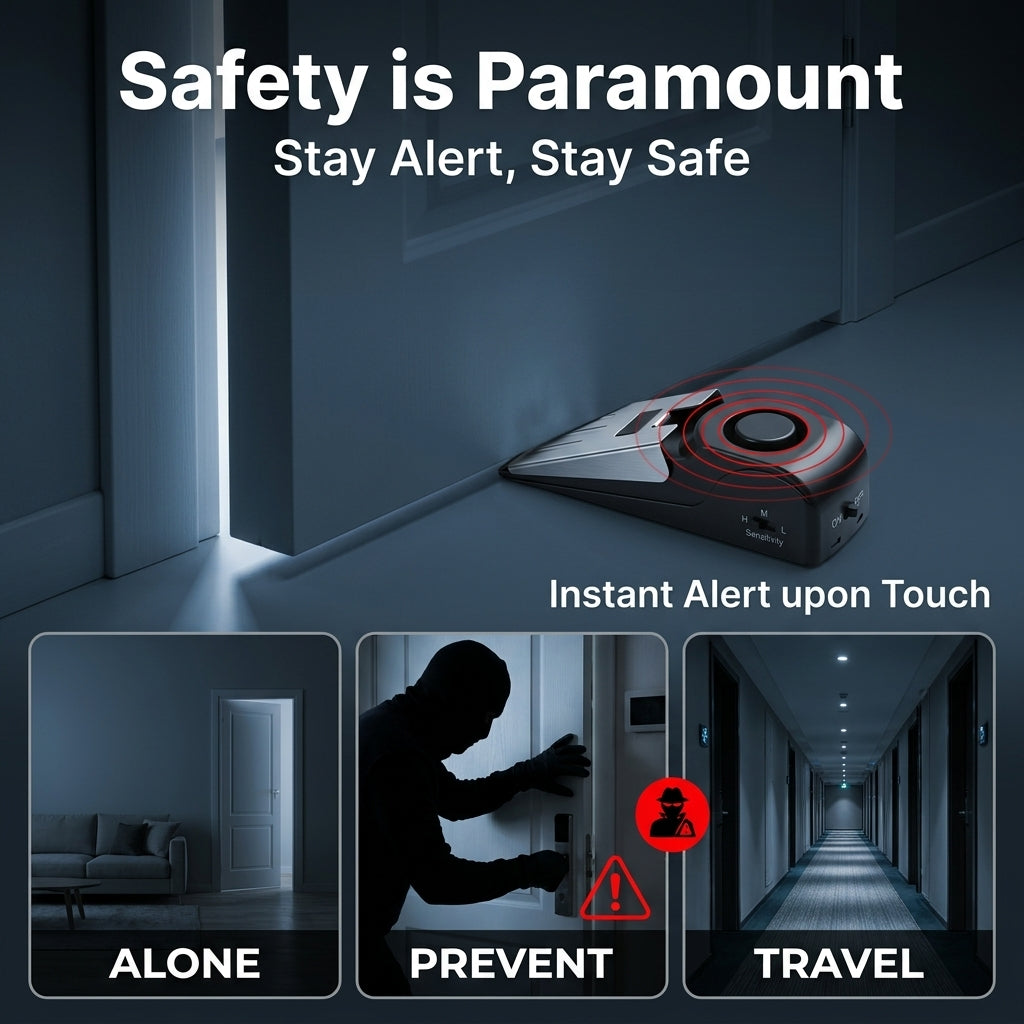🔥🔥Door Resistance Anti-theft Alarm (for your safety)