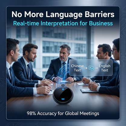 💥Free shipping💥Back clip magnetic real-time intelligent translator